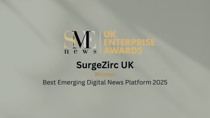SurgeZirc UK Wins "Best Emerging Digital News Platform 2025" At UK Enterprise Awards - SurgeZirc Media